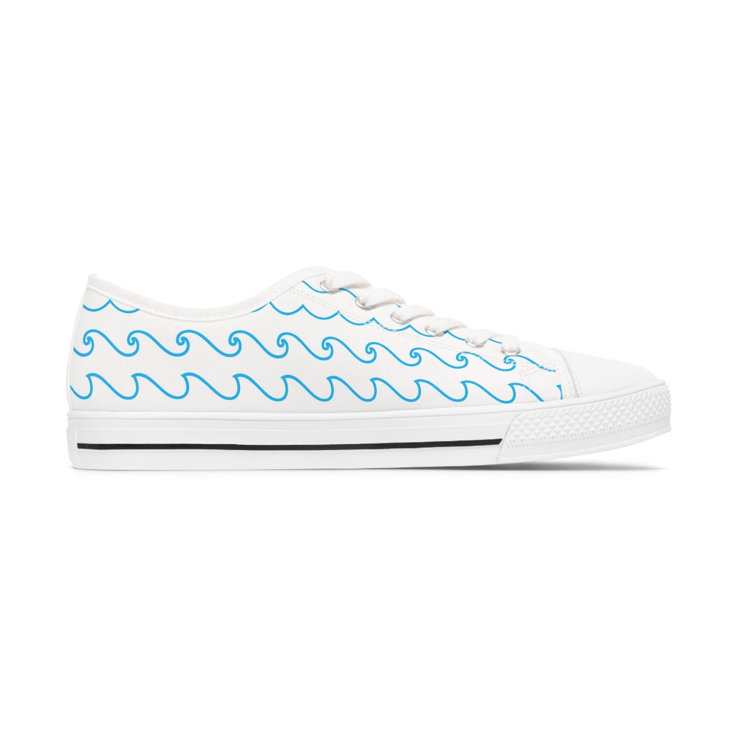 Ocean Wave Canvas Sneakers