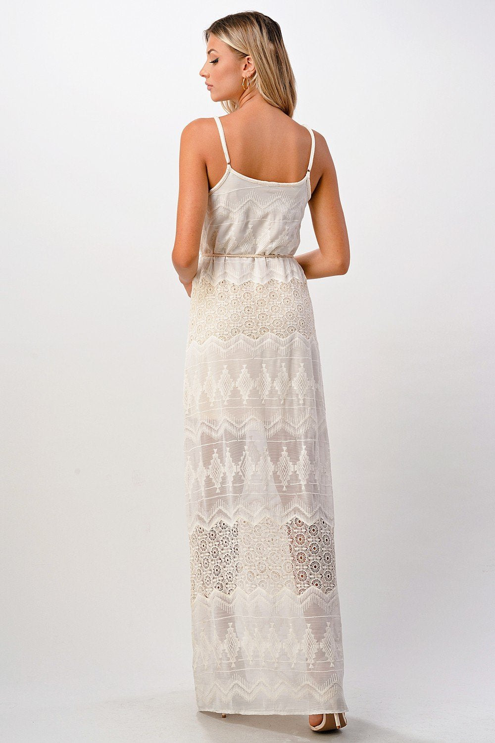 Embroidered Maxi Dress