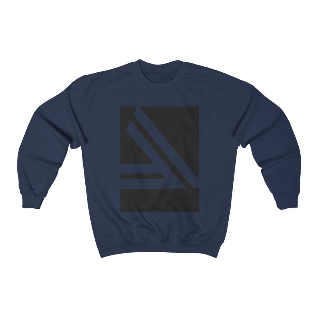 Double Slanted Logo Crewneck Sweatshirt