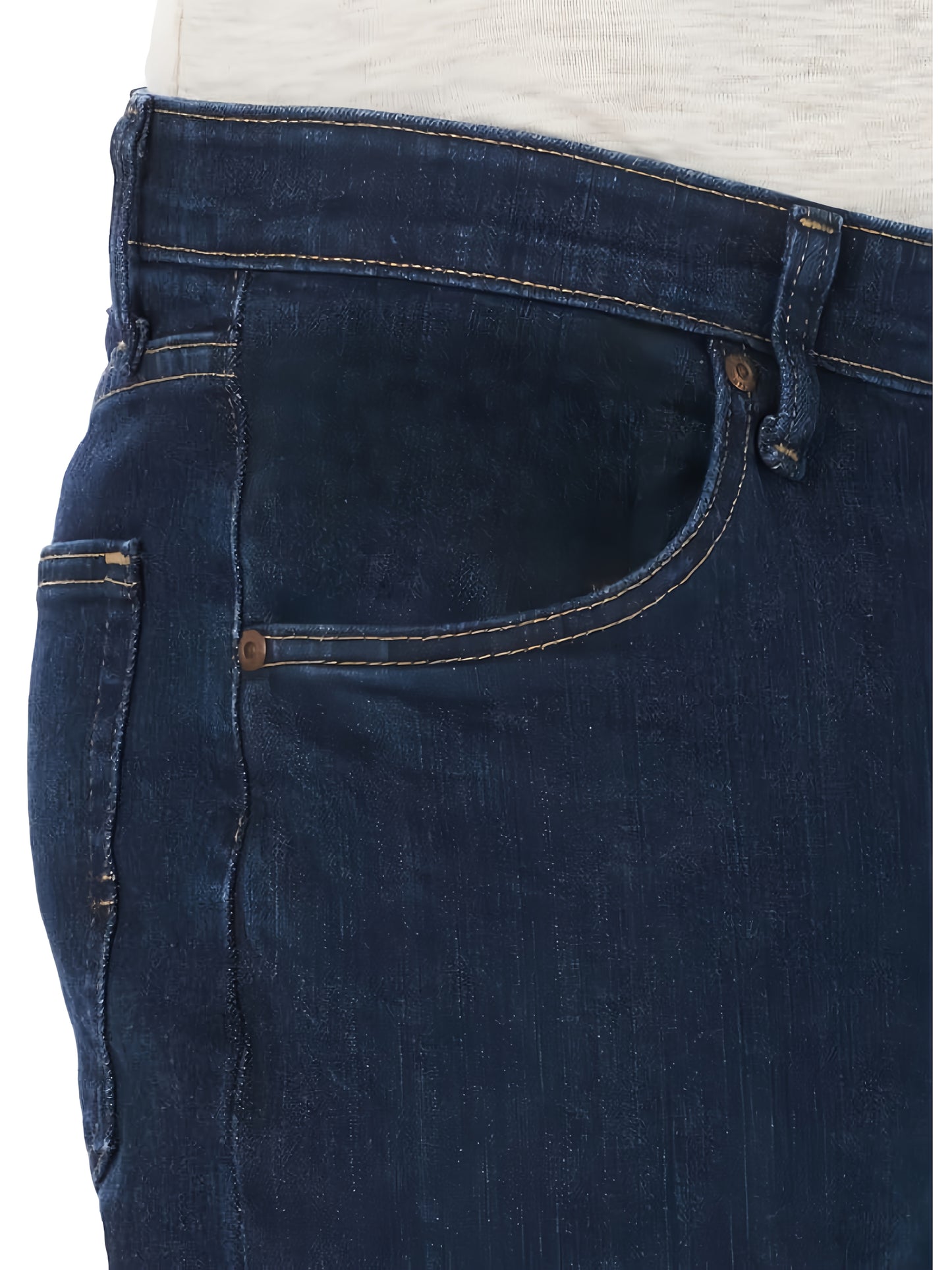 Straight-Leg Jeans, Classic Business Casual Jeans for Men, Denim Pants, Men'S Jeans, Slim-Fit Jeans, Skinny Jeans - Versatile All-Season Jeans, Business Jeans, Stylish Jeans, Regular Fit, Polyester Blend, Machine Washable.