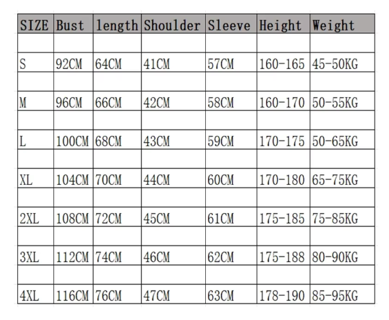 Size Guide