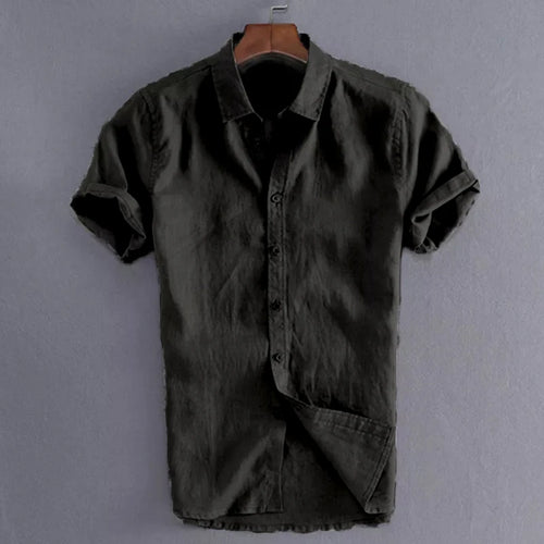 Short Sleeve Lapel Shirt