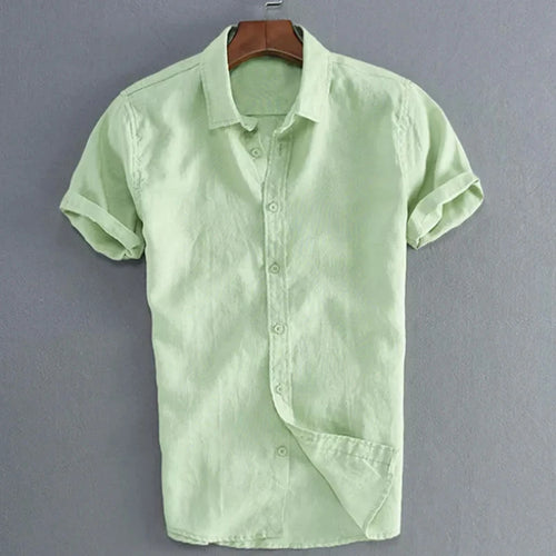 Short Sleeve Lapel Shirt