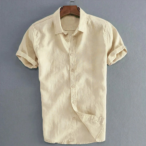 Short Sleeve Lapel Shirt