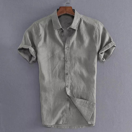 Short Sleeve Lapel Shirt