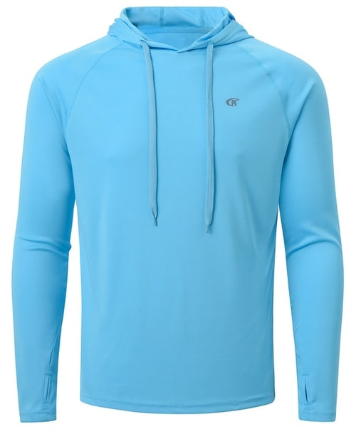 Men's Long Sleeve Rash Guard Hoodie