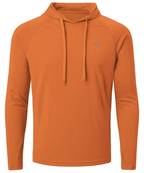 Men's Long Sleeve Rash Guard Hoodie