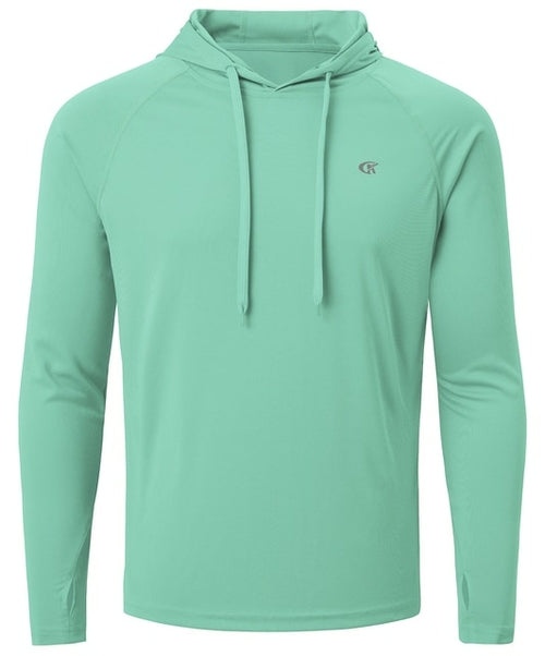 Men's Long Sleeve Rash Guard Hoodie