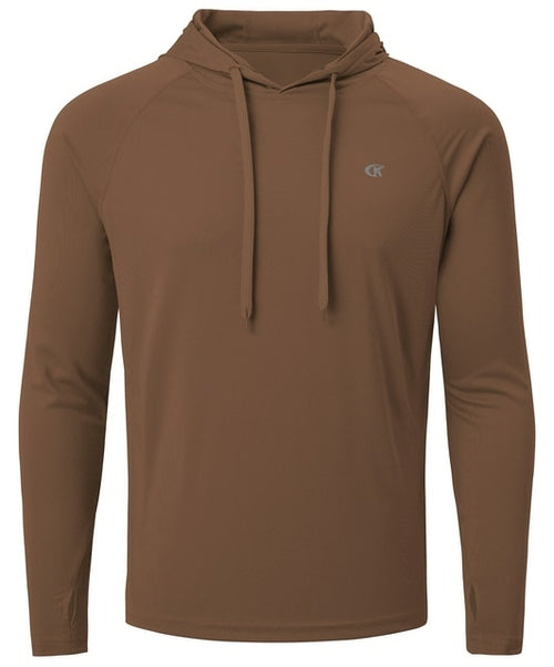 Men's Long Sleeve Rash Guard Hoodie