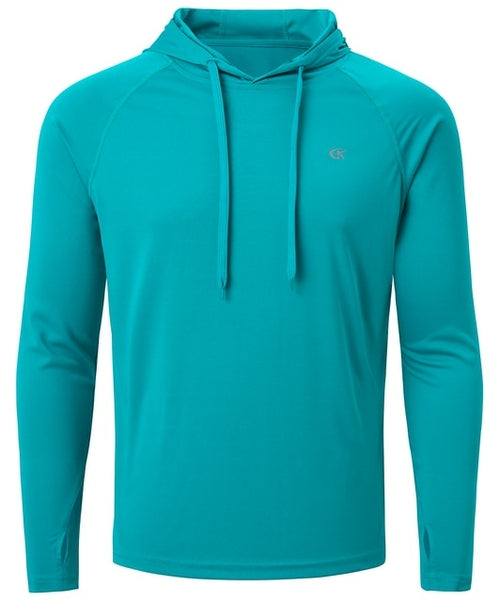 Men's Long Sleeve Rash Guard Hoodie