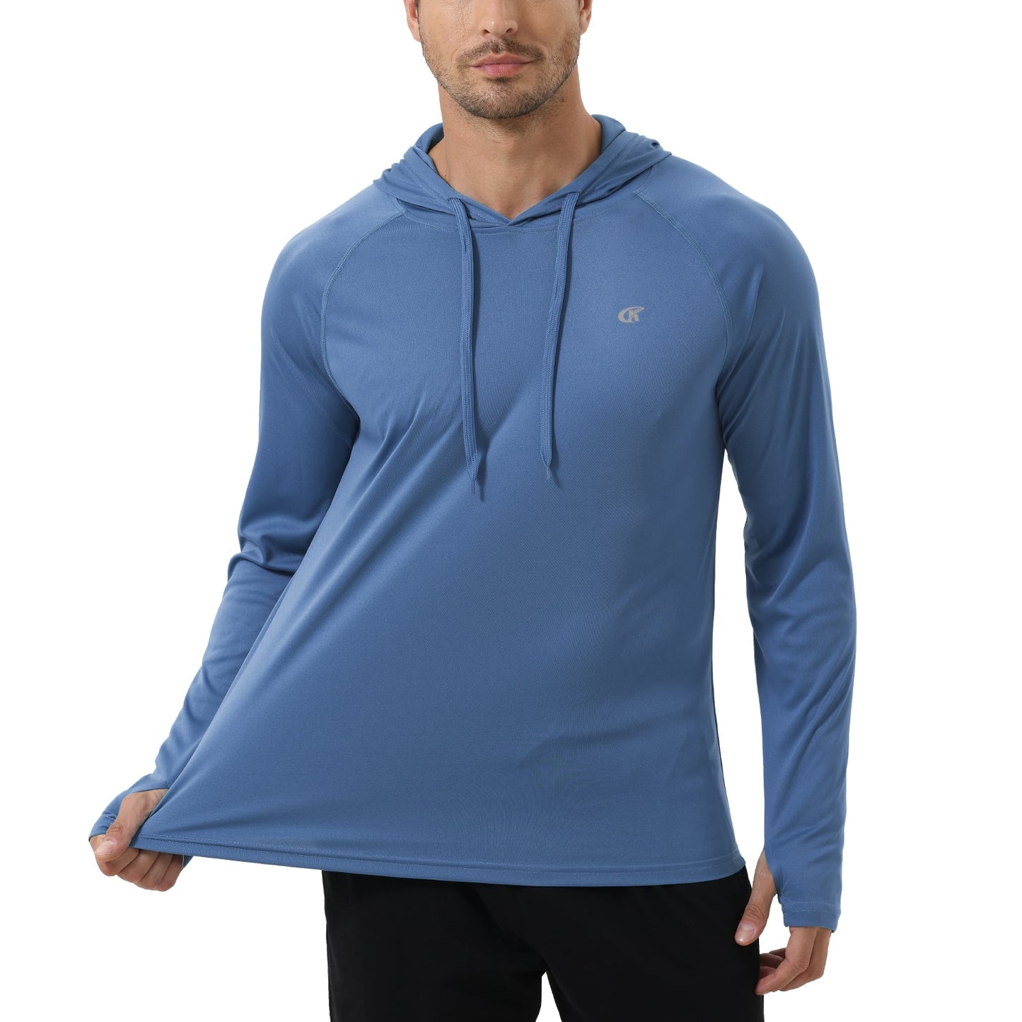 Men's Long Sleeve Rash Guard Hoodie