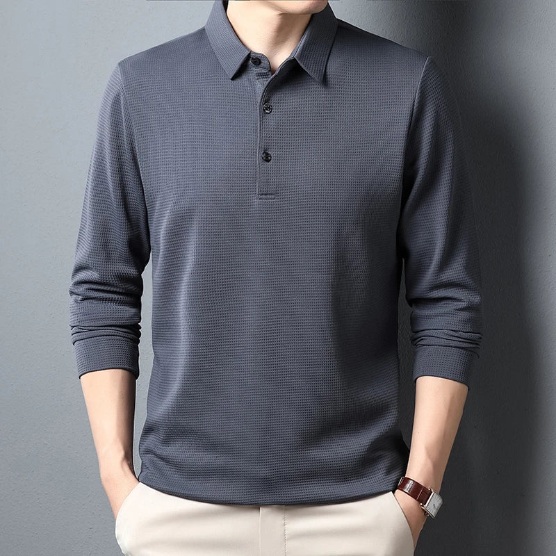 Comfortable Long Sleeve Polo