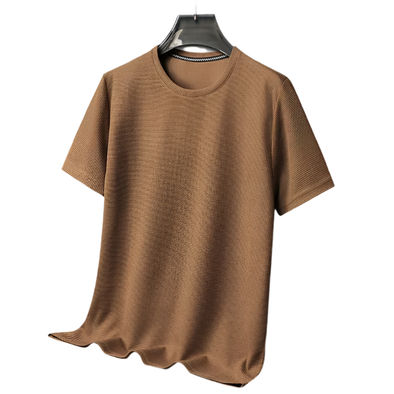 Waffle Round Neck Tee