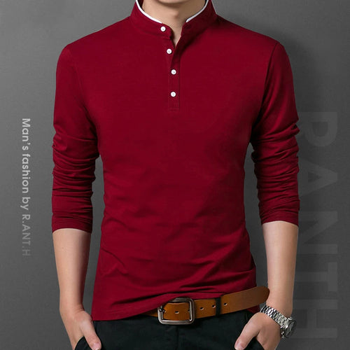 Casual Long Sleeve Polo