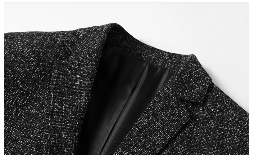 New Men Business Social Suit Slim Fit Jacket Black / Navy / Grey Fashion Simple Homme Wedding Prom Party Dress Blazers Coats