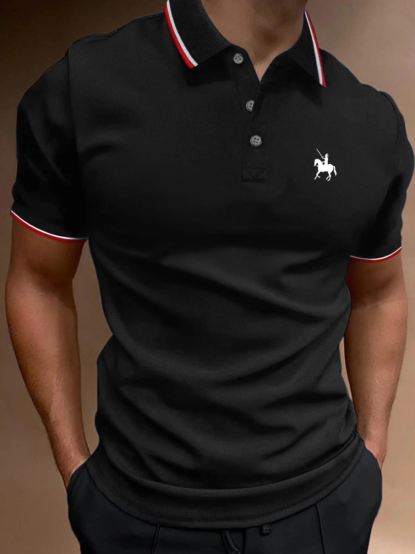 Men's Summer Cotton POLO Shirt Tops