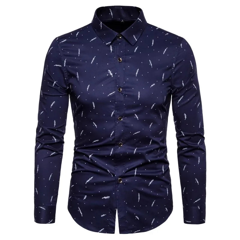 Spring Men Long-sleeved Cotton Shirts, Single-breasted Lapel Shirt, Blue Green Burgundy Khaki Gray White Optional, Asian Size