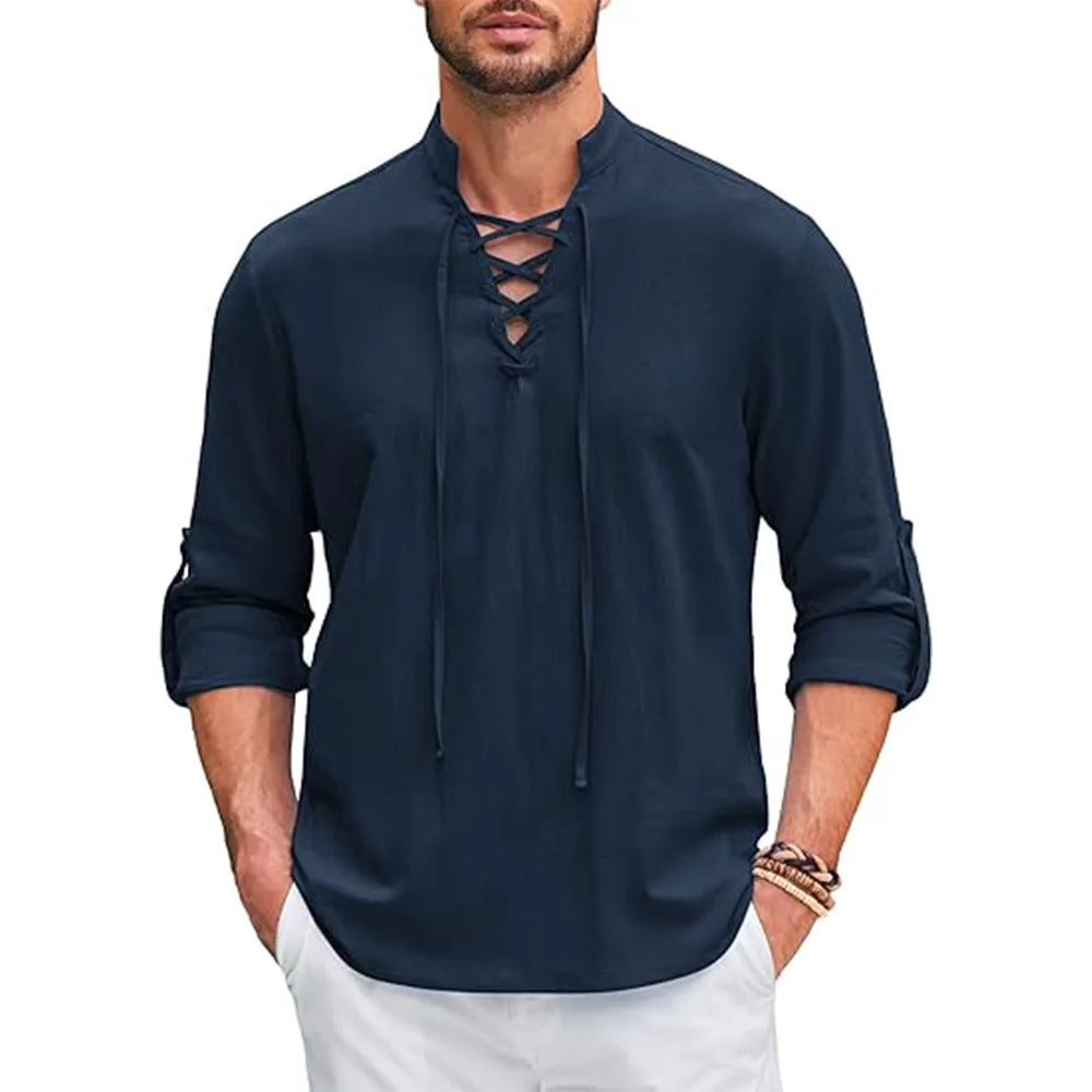 Cotton Linen Renaissance Shirt