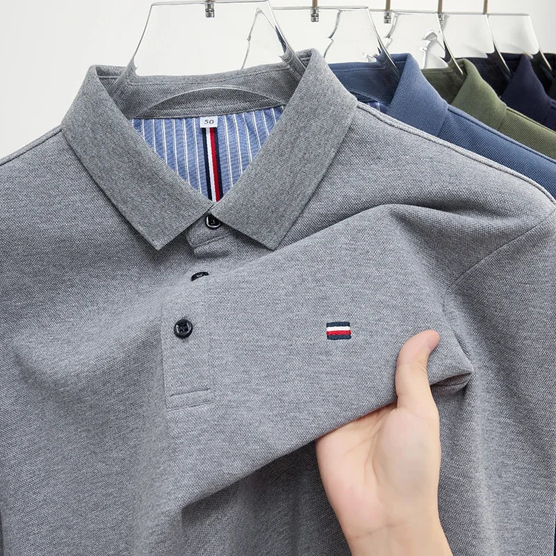 Casual Embroidered Polo Shirt