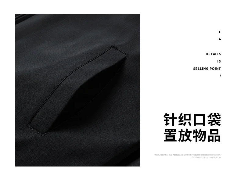 Men High Quality Fashion Business Spring Autumn Stand Collar fashion Jacket Coats Simple Solid Jackets Cloting Casual Jacket