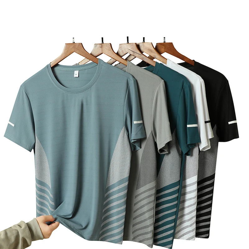 Summer Ice Silk Running T-Shirt