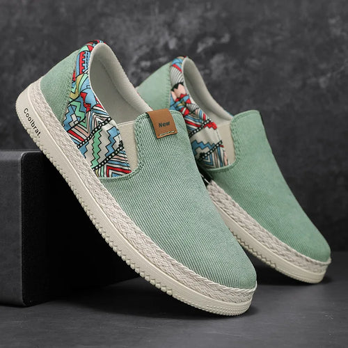 Men’s Flat Canvas Loafers