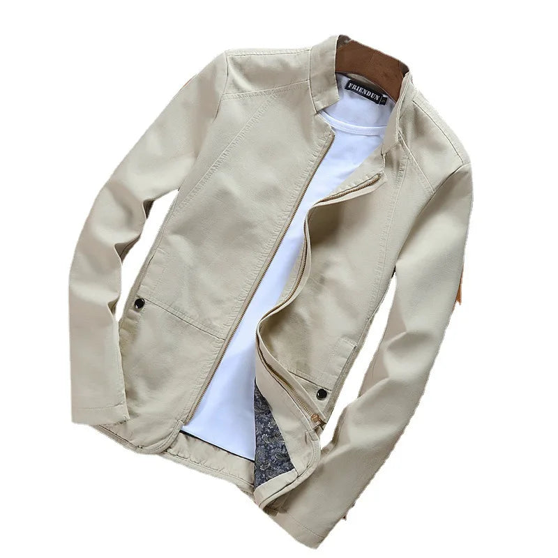 Men's fashion Jacket coats male Jacket Full Zip Windproof Work Coat blazer Outwear coats Men's Bomber Zipper Jacket Male