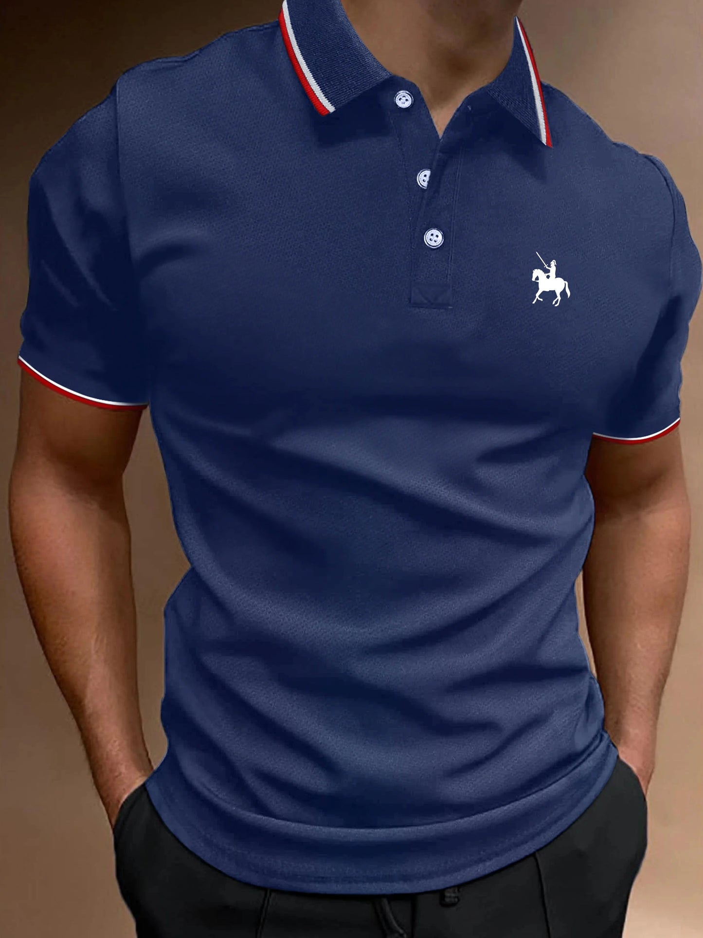 Men's Summer Cotton POLO Shirt Tops