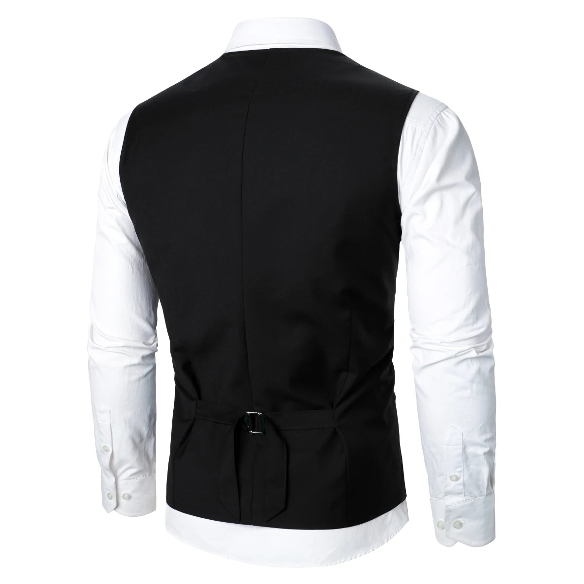 Men Suit Vest Coat Stripe Fabric Open Button Design Classic Design Causal Business Fashion Slim Fit Men Suit