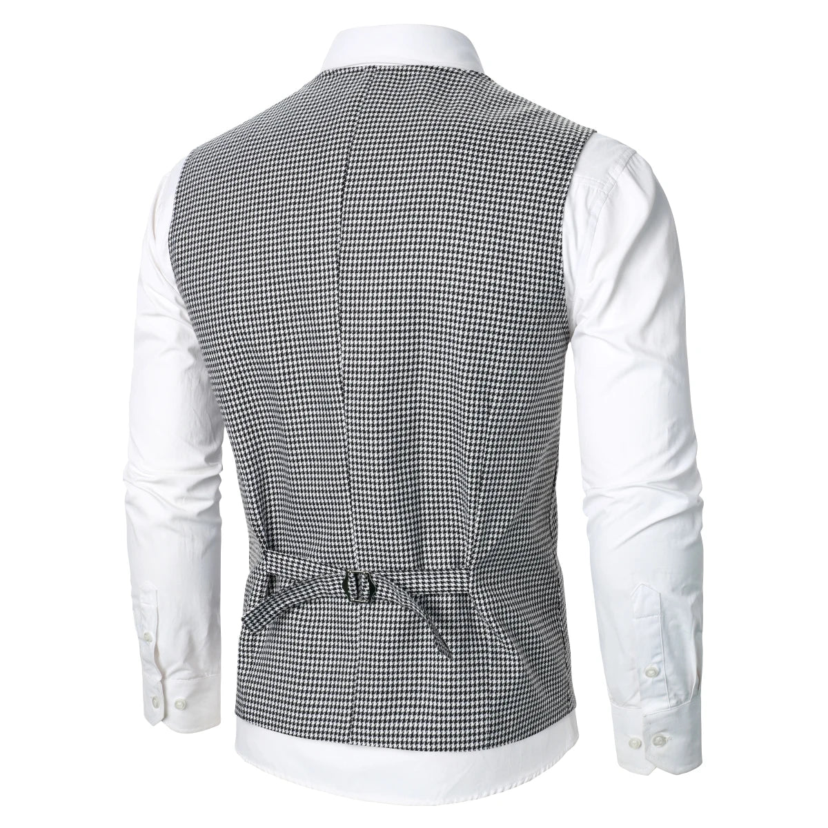 Men Suit Vest Coat Stripe Fabric Open Button Design Classic Design Causal Business Fashion Slim Fit Men Suit