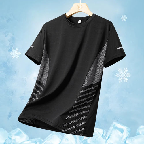 Summer Ice Silk Running T-Shirt
