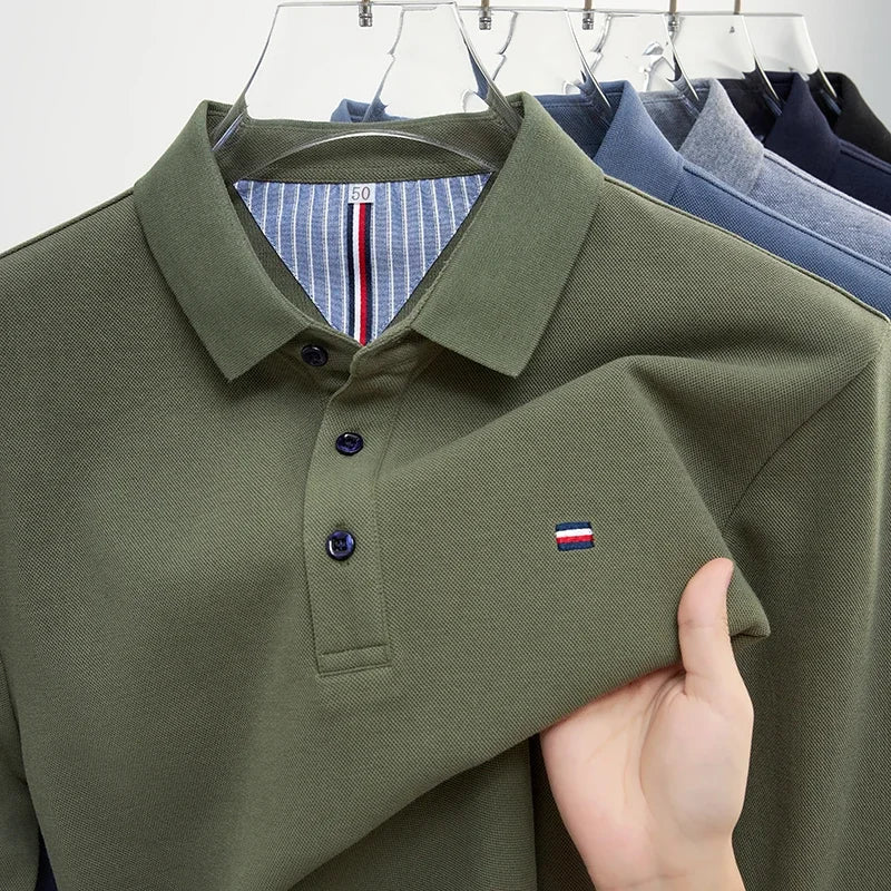 Casual Embroidered Polo Shirt