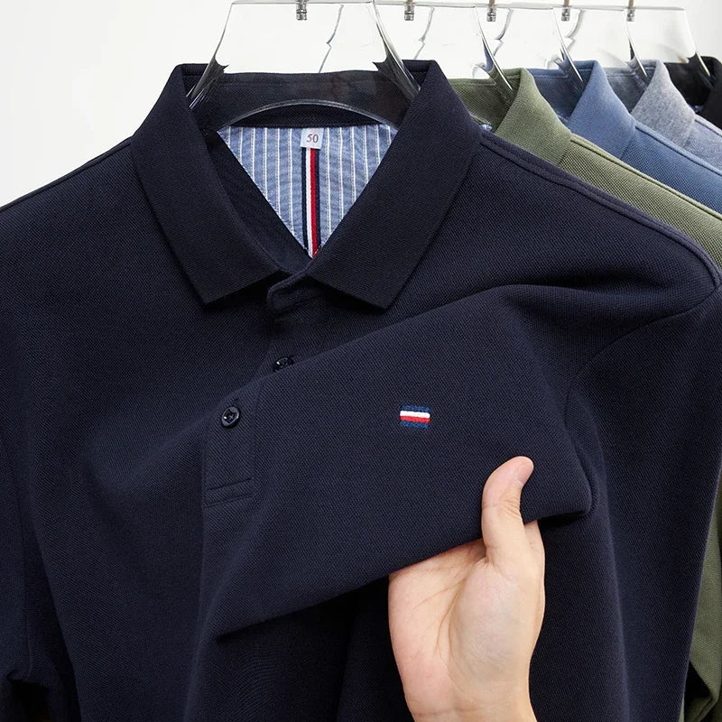 Casual Embroidered Polo Shirt