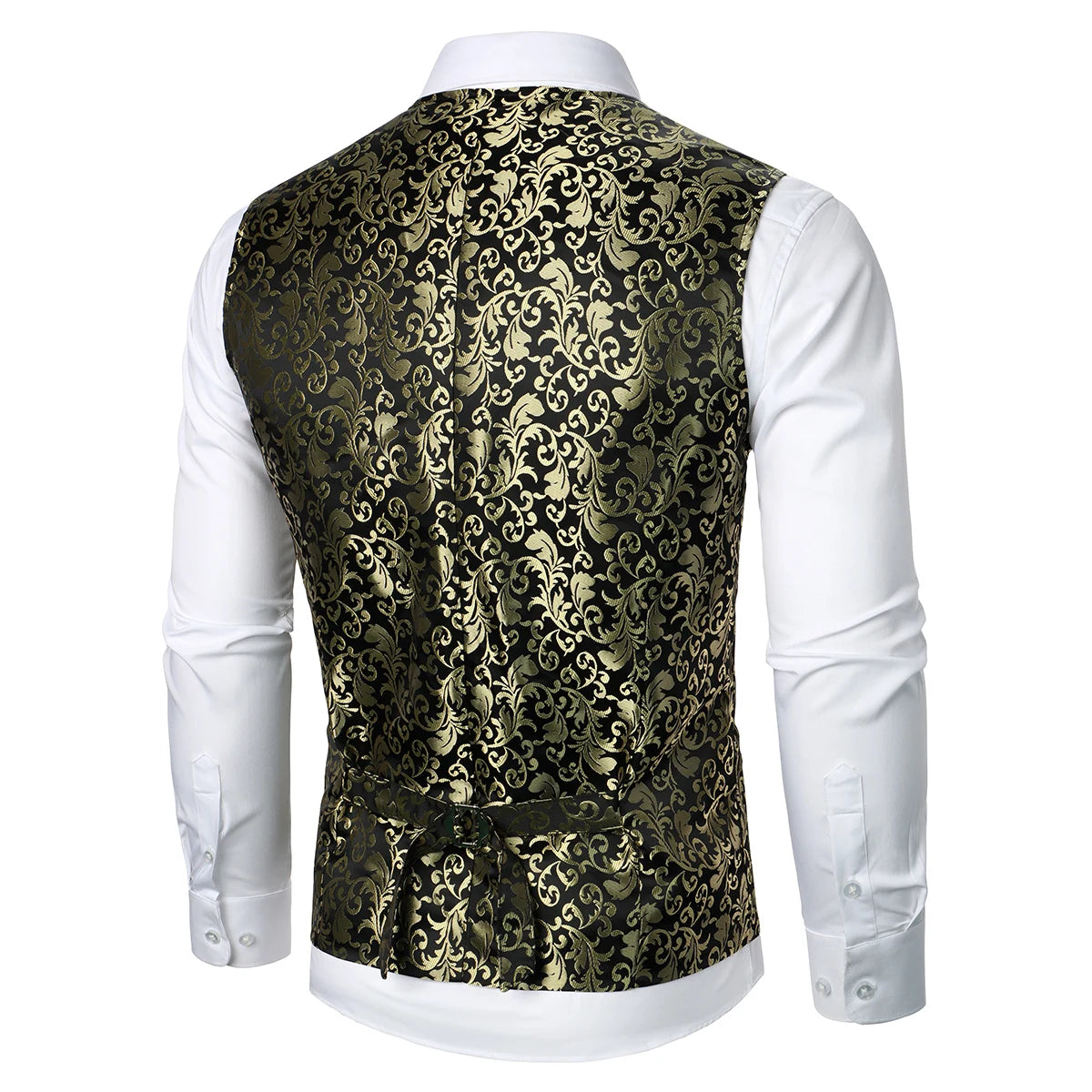 Men Suit Vest Coat Stripe Fabric Open Button Design Classic Design Causal Business Fashion Slim Fit Men Suit