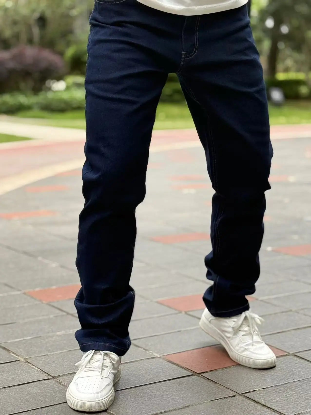 Classic Men's Jeans Breathable and Comfortable Suitable for Both Outdoor Commuting and Daily Wearing Straight and A line Fit