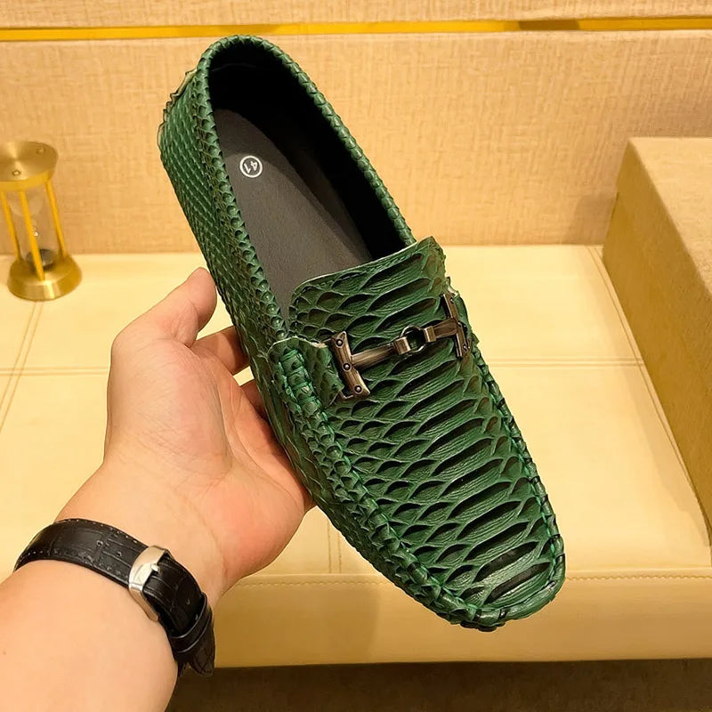 MAEDEF Summer Mens Outdoor Anti-slip Comfort Soft High Quality Men Breathable Flat Driving Shoes New 2024 Classic Casual Loafers
