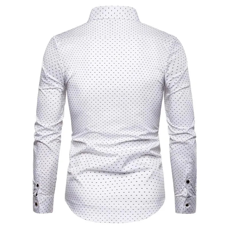 Spring Men Long-sleeved Cotton Shirts, Single-breasted Lapel Shirt, Blue Green Burgundy Khaki Gray White Optional, Asian Size