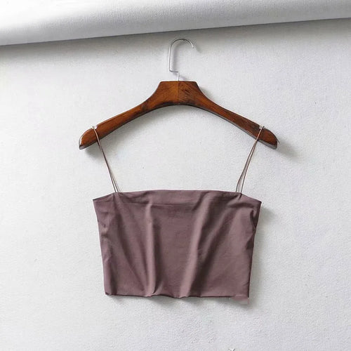 Women's Cotton Crop Cami