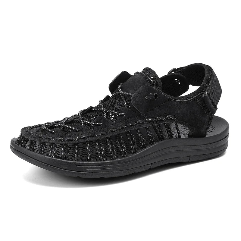 Summer New Sandals Men's Brand Designer Fashion Casual Outdoor Waders Large Size Hand-woven High Quality Beach Sandals For Men