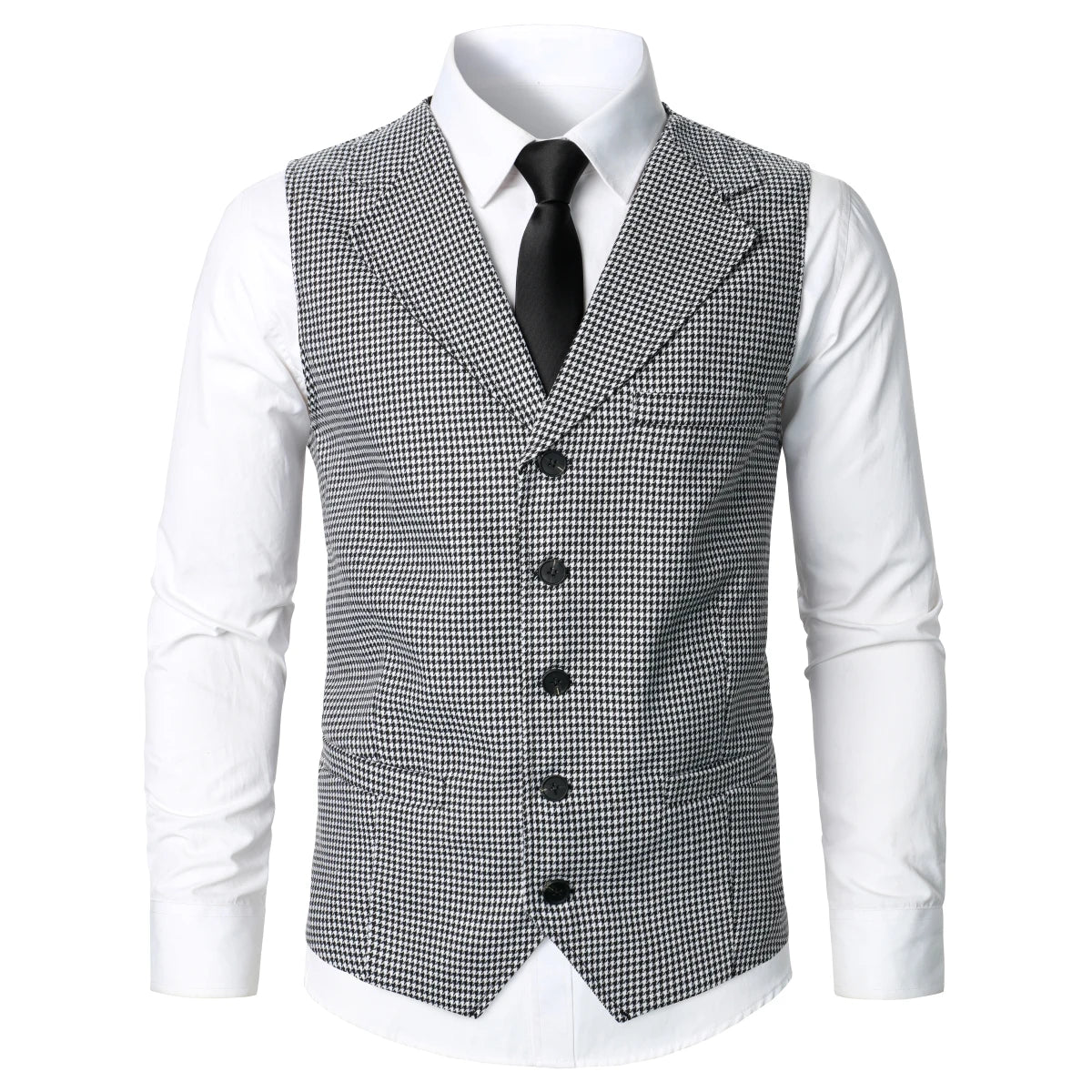 Men Suit Vest Coat Stripe Fabric Open Button Design Classic Design Causal Business Fashion Slim Fit Men Suit