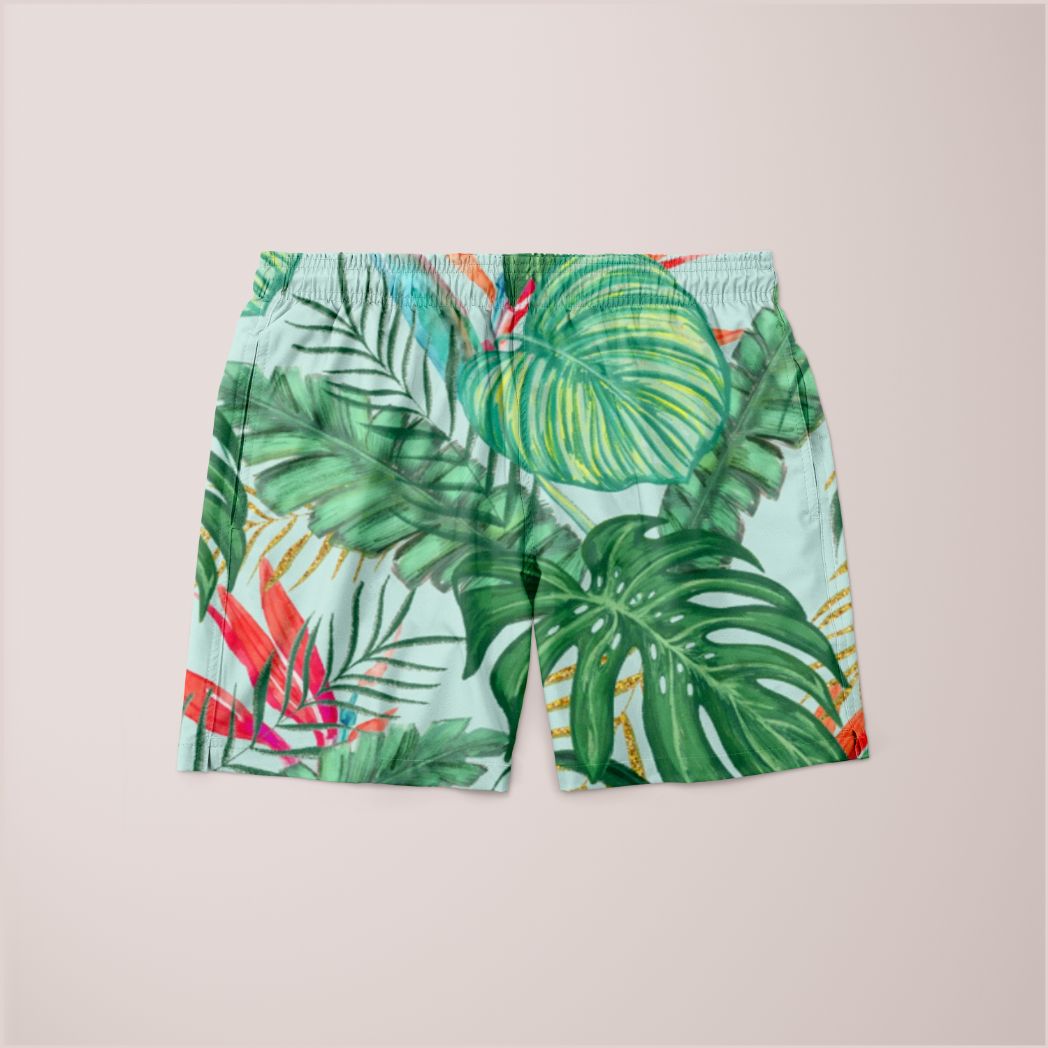 Tropics III Poster Print Shorts