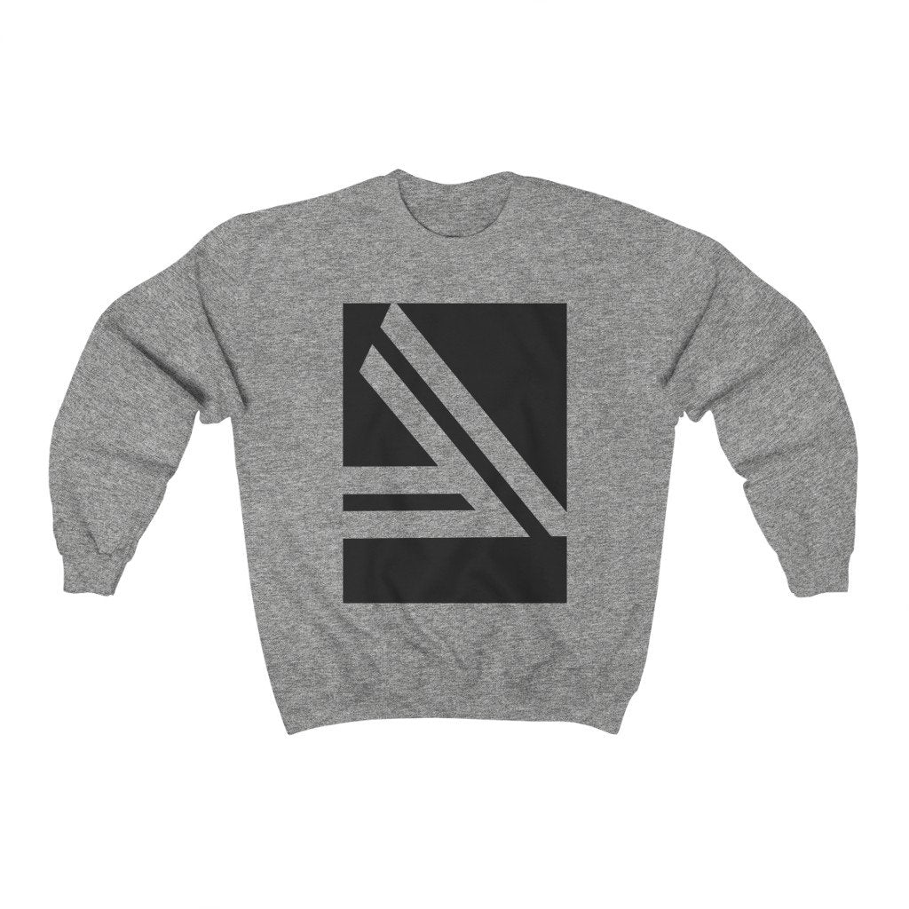 Double Slanted Logo Crewneck Sweatshirt