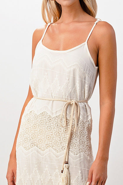 Embroidered Maxi Dress