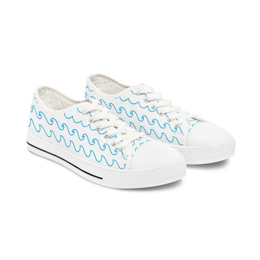 Ocean Wave Canvas Sneakers