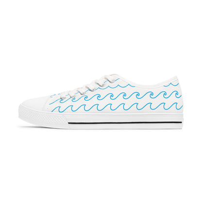 Ocean Wave Canvas Sneakers