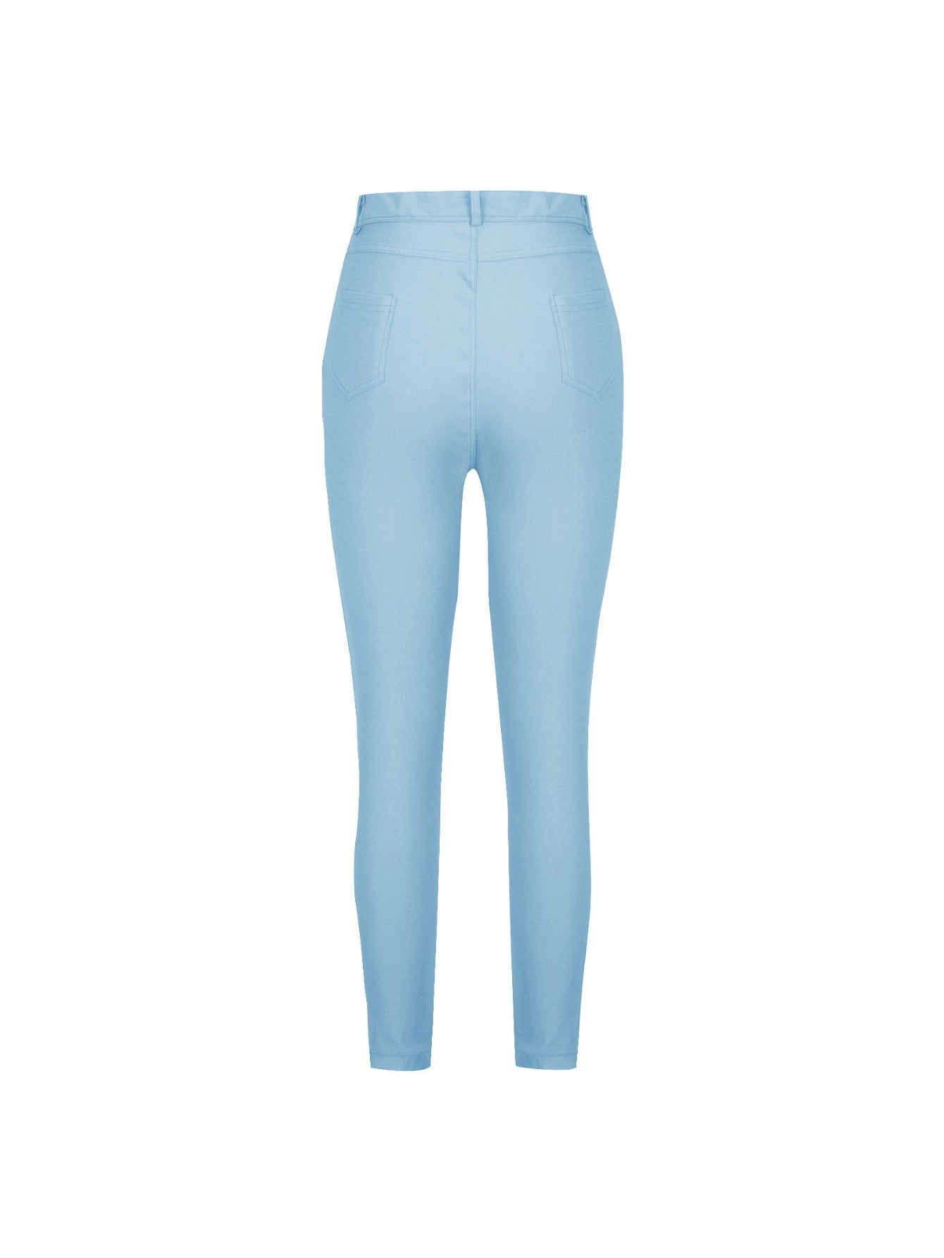 Slim-Fit Stretchy Jeans for Women, Solid Color, Flattering Long Pants, Available in Multiple Colors, European And American Style, Trendy And Versatile