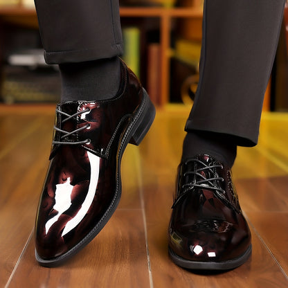 Classic Oxford Shoes - Lace Up, Assorted Colors, Smart Casual, Breathable, Comfortable, Outdoor Walking Shoes for Men