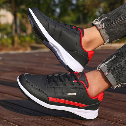 [VanWeir Comfortable Grip Sneakers] VanWeir Plus Size Mens Casual Comfortable Grip Running Sneakers - Durable Lace-Up Design - Ideal for Outdoor Sports & Daily Wear