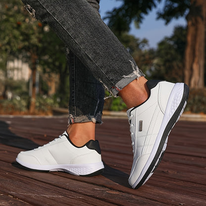 [VanWeir Comfortable Grip Sneakers] VanWeir Plus Size Mens Casual Comfortable Grip Running Sneakers - Durable Lace-Up Design - Ideal for Outdoor Sports & Daily Wear