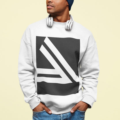 Double Slanted Logo Crewneck Sweatshirt